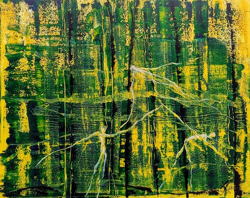 magic forest di Klaus Angeli, Pittura in vendita su Singulart