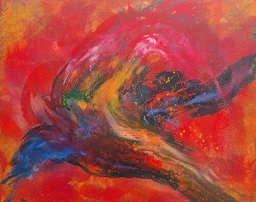 play of colors van Klaus Angeli, Schilderij te koop op Singulart