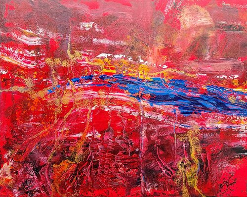 in the river von Klaus Angeli, Malerei kaufen auf Singulart