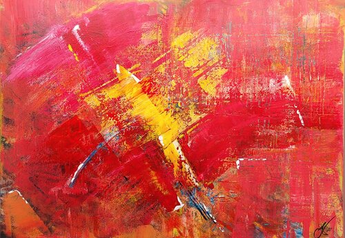 flying by Klaus Angeli, 絵画 for Sale on Singulart