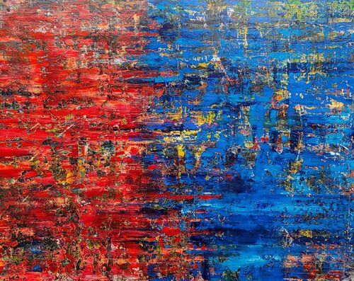 red in blue Klaus Angeli