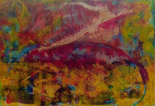 purple di Klaus Angeli, Pittura in vendita su Singulart