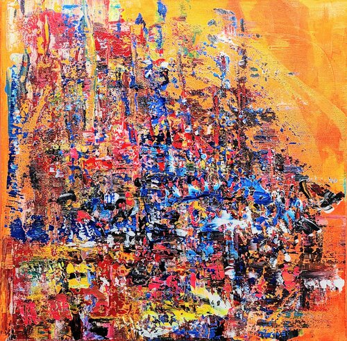 golden autumn di Klaus Angeli, Pittura in vendita su Singulart