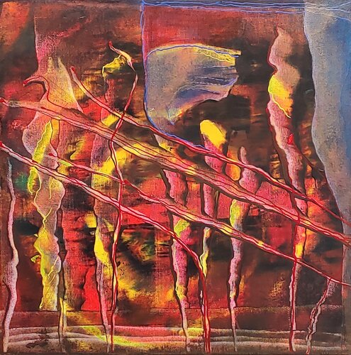 interweaving van Klaus Angeli, Schilderij te koop op Singulart