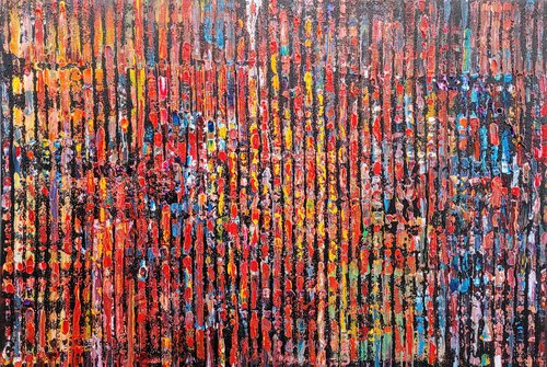 very striped van Klaus Angeli, Schilderij te koop op Singulart