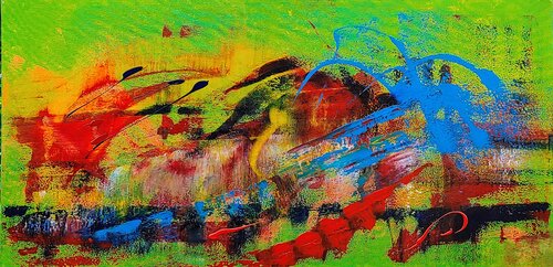 dance of colors by Klaus Angeli, Painting for Sale on Singulart