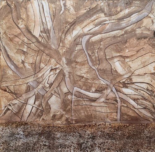 overrooted van Klaus Angeli, Schilderij te koop op Singulart