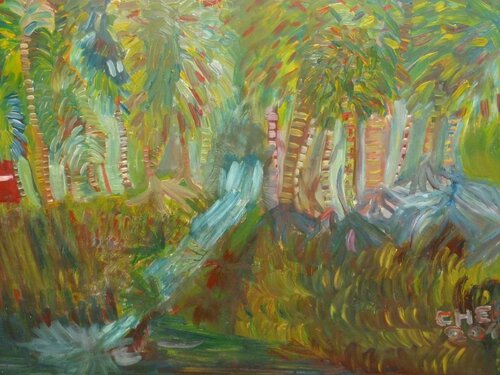 L'Amazonie par Hermann Chery, Peinture en vente sur Singulart