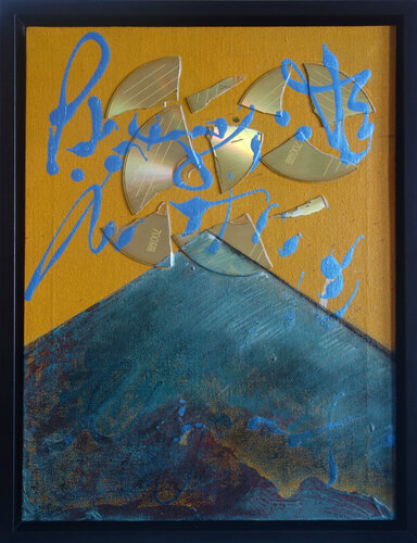 Lonely mountain van Veronika Ban, Schilderij te koop op Singulart