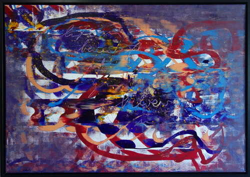 Somewhere between van Veronika Ban, Schilderij te koop op Singulart