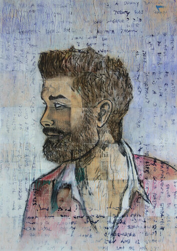 a journalist di Veronika Ban, Pittura in vendita su Singulart