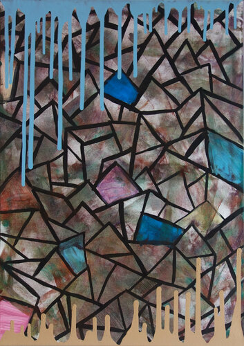 Somewhere t-here van Veronika Ban, Schilderij te koop op Singulart