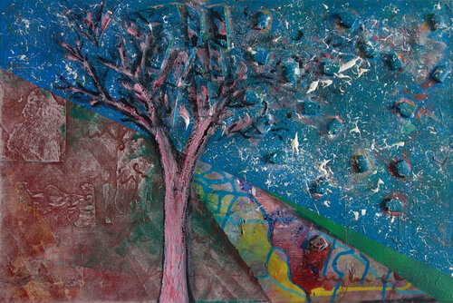 Crazy tree van Veronika Ban, Schilderij te koop op Singulart