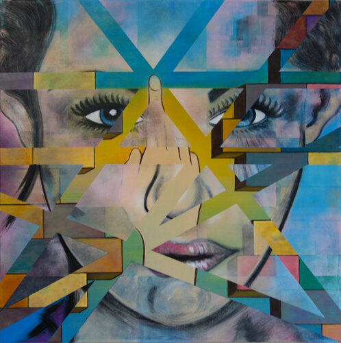 Trapped lady by Veronika Ban, 絵画 for Sale on Singulart