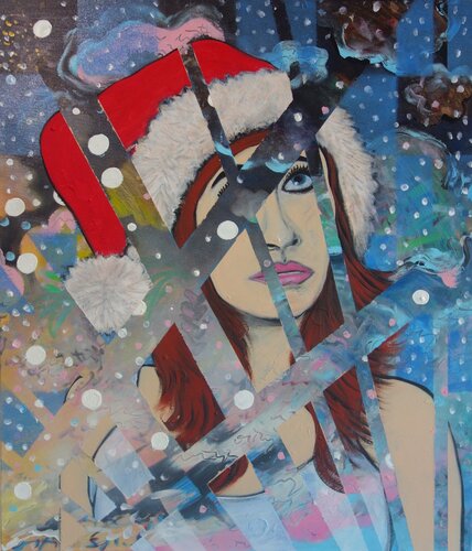Christmas wish di Veronika Ban, Pittura in vendita su Singulart
