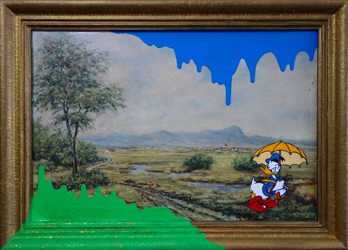 Donald Duck on a walk Veronika Ban