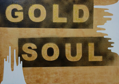 Gold soul von Veronika Ban, Malerei kaufen auf Singulart