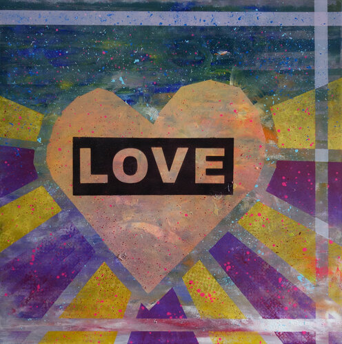 All we need is.. van Veronika Ban, Schilderij te koop op Singulart