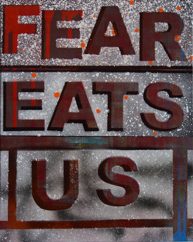 Fear eats us by Veronika Ban, Painting for Sale on Singulart