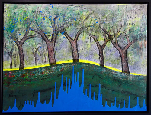 Walk in the park di Veronika Ban, Pittura in vendita su Singulart