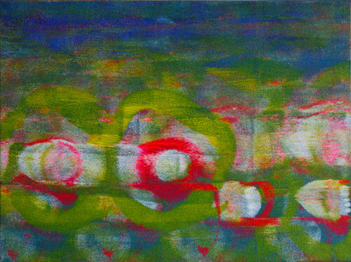 Abstract pattern 1 by Veronika Ban, 油畫 for Sale on Singulart