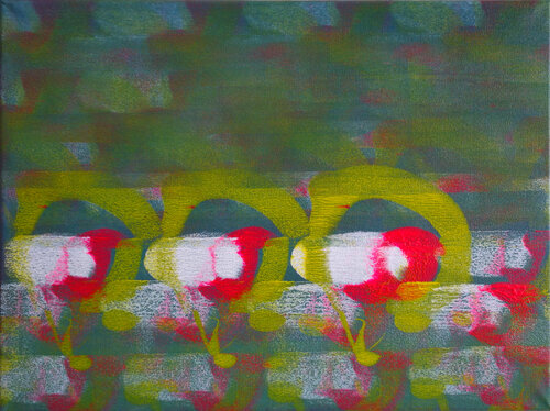 Abstract pattern 2 by Veronika Ban, 油畫 for Sale on Singulart