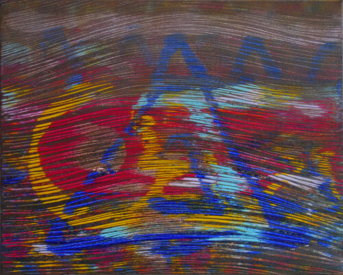 Abstract experiment van Veronika Ban, Schilderij te koop op Singulart