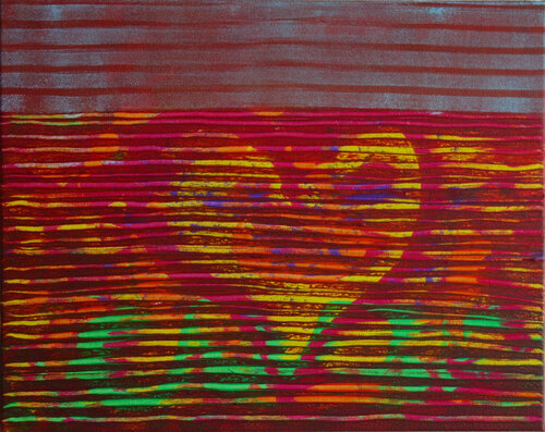 Love The Landscape van Veronika Ban, Schilderij te koop op Singulart