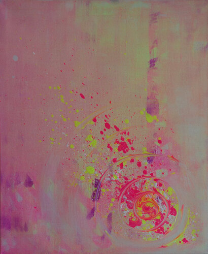 A spiral explosion of tenderness van Veronika Ban, Schilderij te koop op Singulart