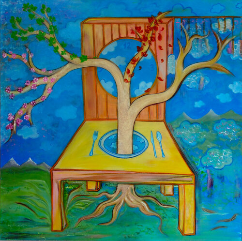 Life by Veronika Ban, Painting for Sale on Singulart