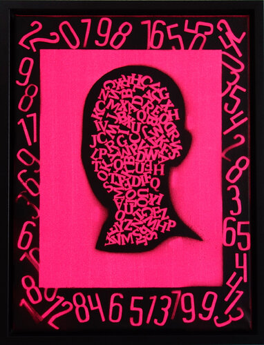 Pink Thinker di Veronika Ban, Pittura in vendita su Singulart