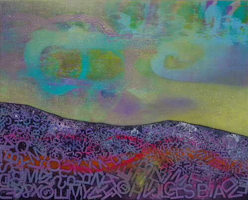 Tender abstract landscape Veronika Ban