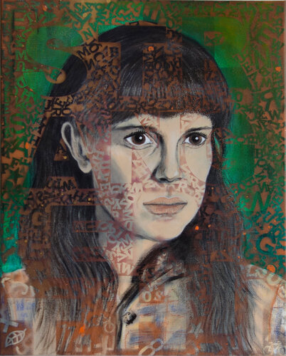 Eleven from Stranger Things series by Veronika Ban, Painting for Sale on Singulart