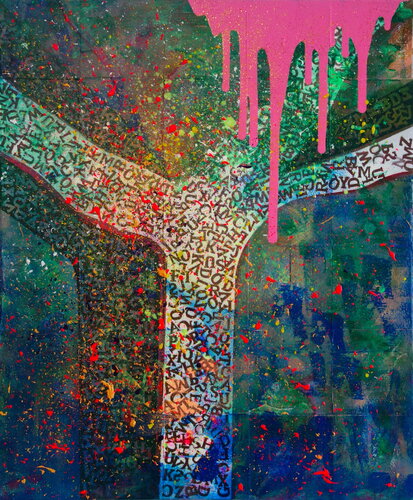 Party tree van Veronika Ban, Schilderij te koop op Singulart