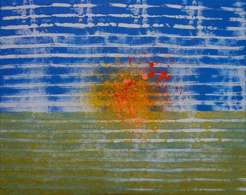Sunset van Veronika Ban, Schilderij te koop op Singulart