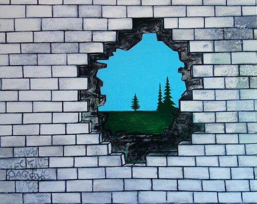 Breaking through by Veronika Ban, 絵画 for Sale on Singulart