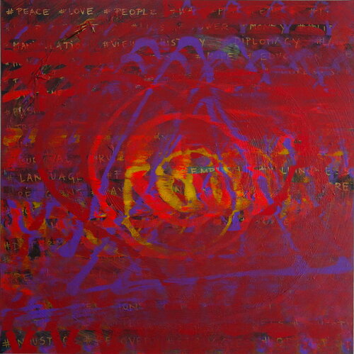 Magic Travel Tunnel par Veronika Ban, Peinture en vente sur Singulart