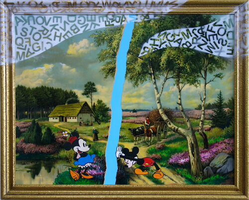 Let´s stick together di Veronika Ban, Pittura in vendita su Singulart