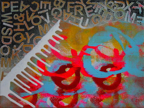 Abstract Mountain van Veronika Ban, Schilderij te koop op Singulart