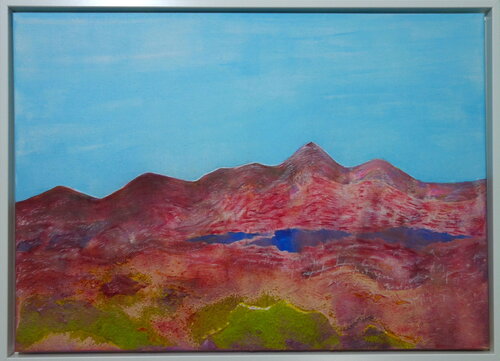 Imaginary landscape de Veronika Ban, Pintura a la venta en Singulart
