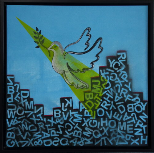 Peace van Veronika Ban, Schilderij te koop op Singulart