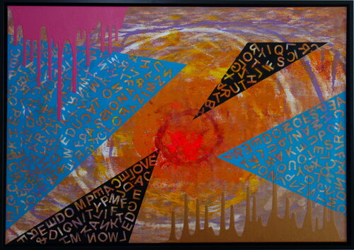 Abstract communication by Veronika Ban, Painting for Sale on Singulart