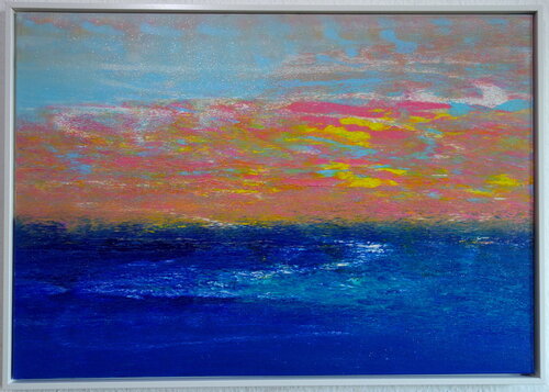 Abstract magical horizon by Veronika Ban, 絵画 for Sale on Singulart