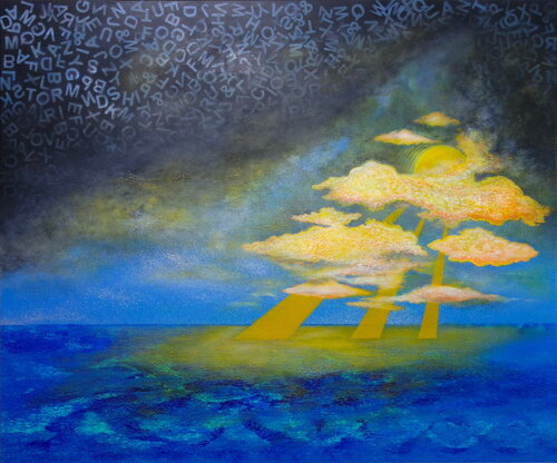 Emotional Mental Landscape par Veronika Ban, Peinture en vente sur Singulart