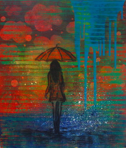 Rainy evening de Veronika Ban, Pintura a la venta en Singulart