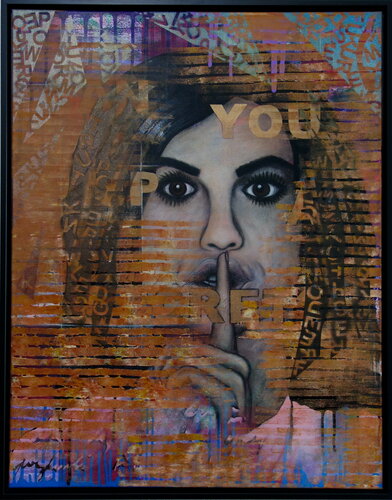 Power of speech di Veronika Ban, Pittura in vendita su Singulart