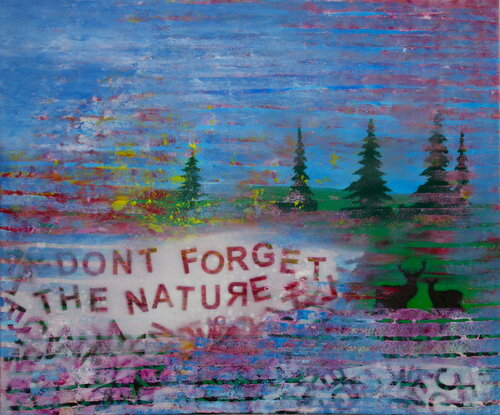 Don´ t forget the nature by Veronika Ban, 絵画 for Sale on Singulart