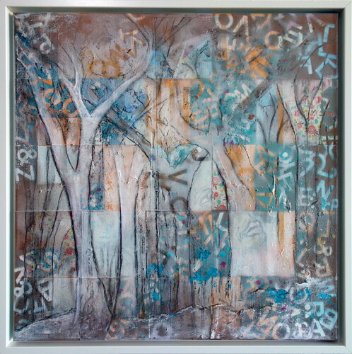 Winter Poetree by Veronika Ban, Painting for Sale on Singulart