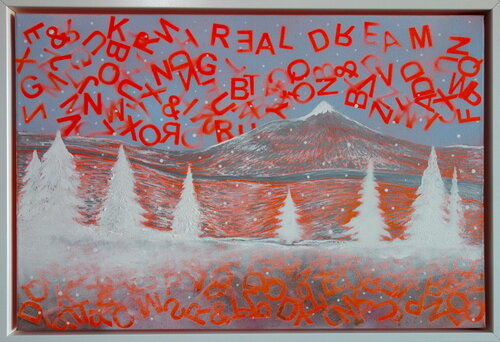 Dreamy Winter Landscape by Veronika Ban, 絵画 for Sale on Singulart