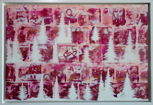 Winter Poetry Wall by Veronika Ban, Painting for Sale on Singulart